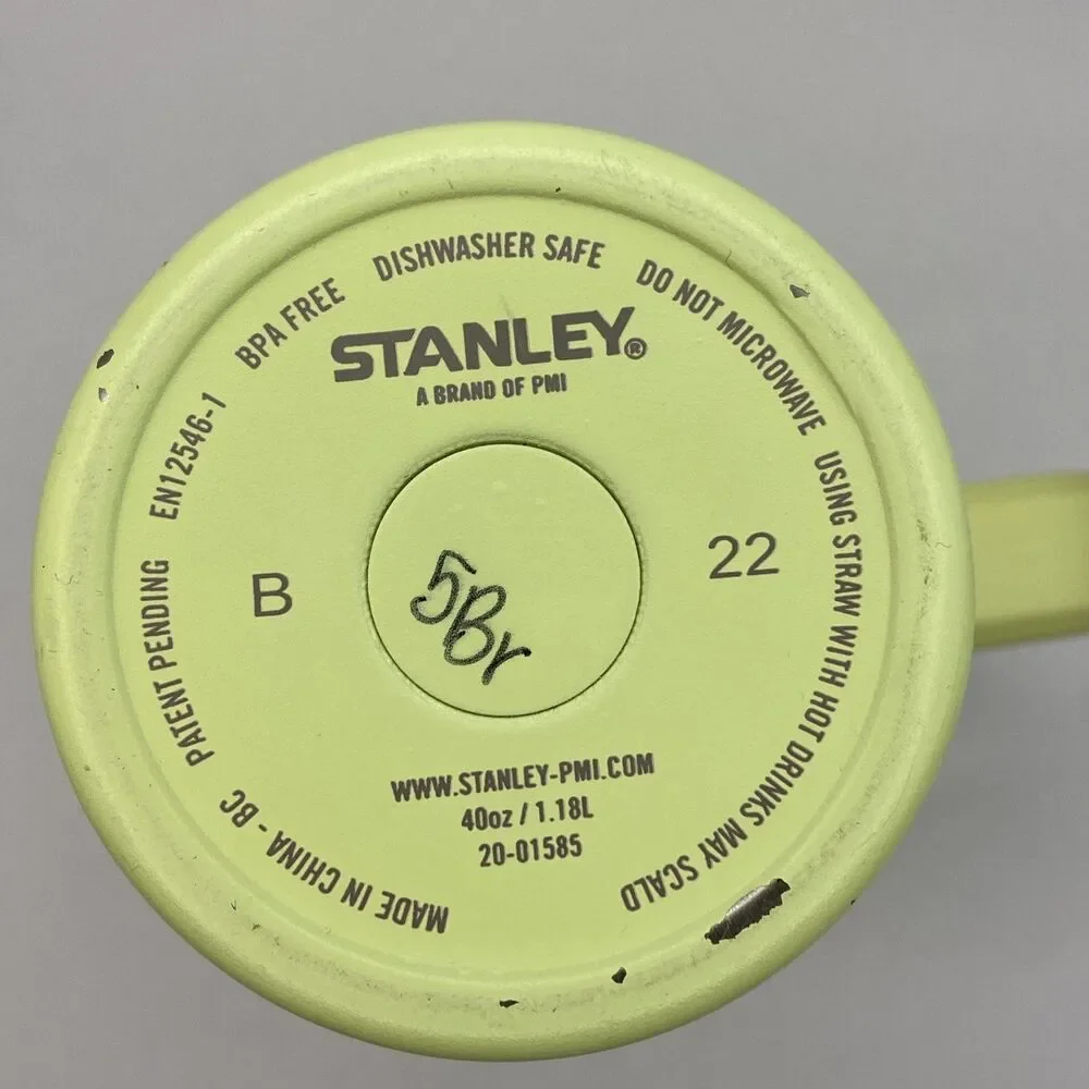 Rare Stanley 40 oz Citron Mix Lime Pink Logo Adventure Quencher Retired NO STRAW - Picture 7 of 7